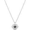 ANIA HAIE Geometric Onyx 925 Silver Necklace N059-05H