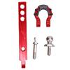 RC Trailer Hitch Tow Hook Alloy Metal RC Trailer Hitch Tow Hook Kit for 1 8 1 10 Scale Crawler Red Hook