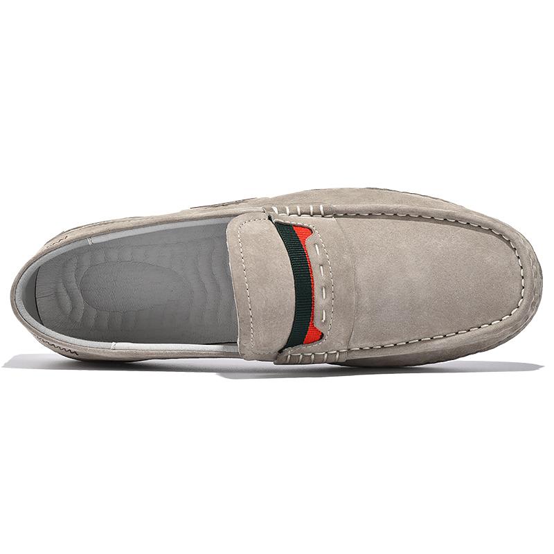 Мужские туфли лоферы из натуральной замши большого размера, повседневные туфли, мужские туфли для вождения, удобные мокасины, мужские туфли на плоской подошве