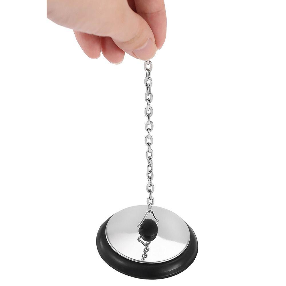 1 шт. Универсальный слив для ванны с цепочкой, заглушка для ванны, прочная пробка для ванны, аксессуары для ванны