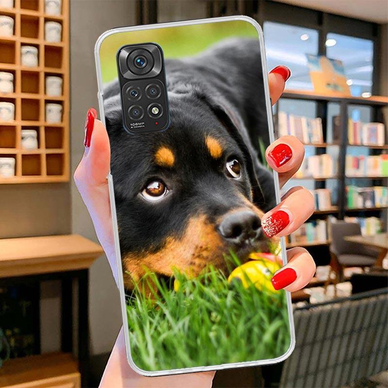 Rottweiler Dog Cover Phone Case For Xiaomi Redmi Note 15 14 13 12 11 10 Pro Plus 14S 12S 11S 11T 11E 10S Soft Fundas Shell Redmi