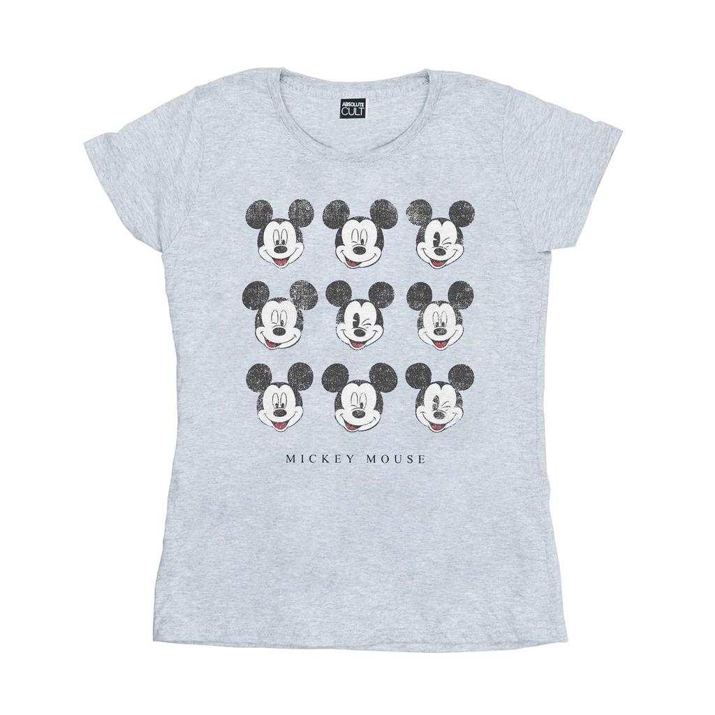 Disney Женская/дамская хлопковая футболка с изображением Микки Мауса Wink And Smile