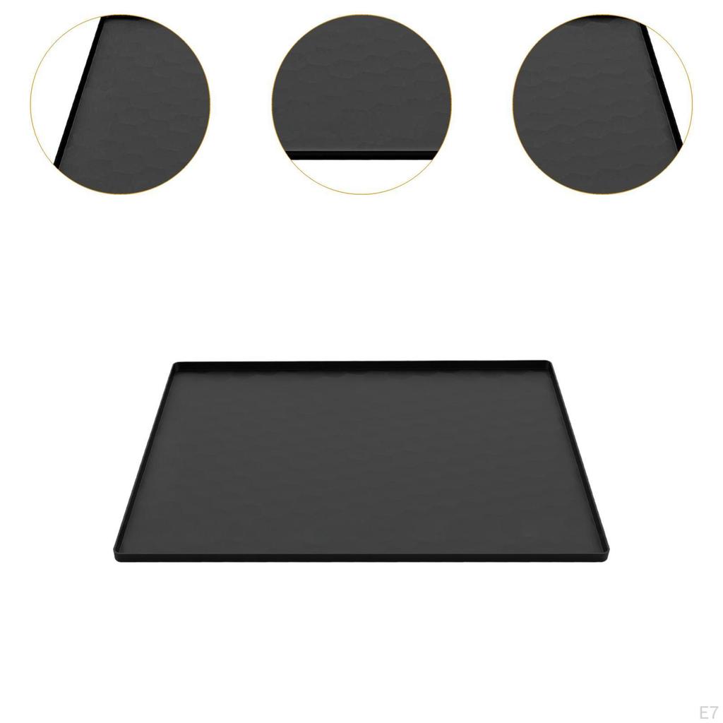 Мини-коврик для холодильника, поддон для сбора капель в морозильной камере, противоскользящий, для дома, предотвращает разливы, многофункциональный, моющийся