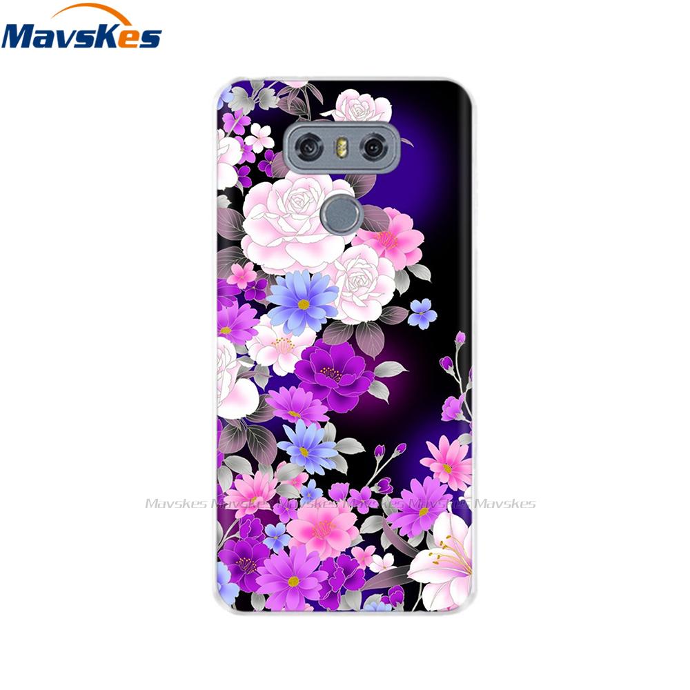 Мягкий чехол из ТПУ для Coque LG G5 G6 Чехол-крышка Силиконовый Расписной Чехол для Телефона Для LG G5 G6 Чехол-бампер Capa Fundas Coque