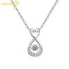 Copper Alloy Zircon Women Pendant Necklace Fashion Gift
