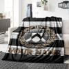 Name Custom Udinese Calcio Print Flannel Blanket High Quality Warm Comfortable Cover for All Seasons Perfect for Gifts Home Decor