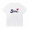 Heart Shaped Smile T Shirts Women Y2K Summer Kawaii Clothes Short Sleeve Tees Graphic T Shirts Crop Top Tee Shirt Femme T-shirts