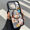 Милый Мультяшный Щенок Собака Магнитный Чехол для Телефона Для iPhone 17 Pro Чехол iPhone 16 13 11 12 14 15 Pro Max Матовый Прозрачный Ударопрочный Чехол