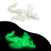 22CM 3D Printed Conjoined Dragon Crystal Dragon Wings Ornaments Joints Can Move Dragon Rockery Fish Tank Landscaping Decoration