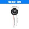 ACEIRMC 10 шт. 2 Вт 8 Ом Круглый Мини-динамик с внутренним магнитом для MP3- и MP4-плееров (2 Вт 8 Ом)