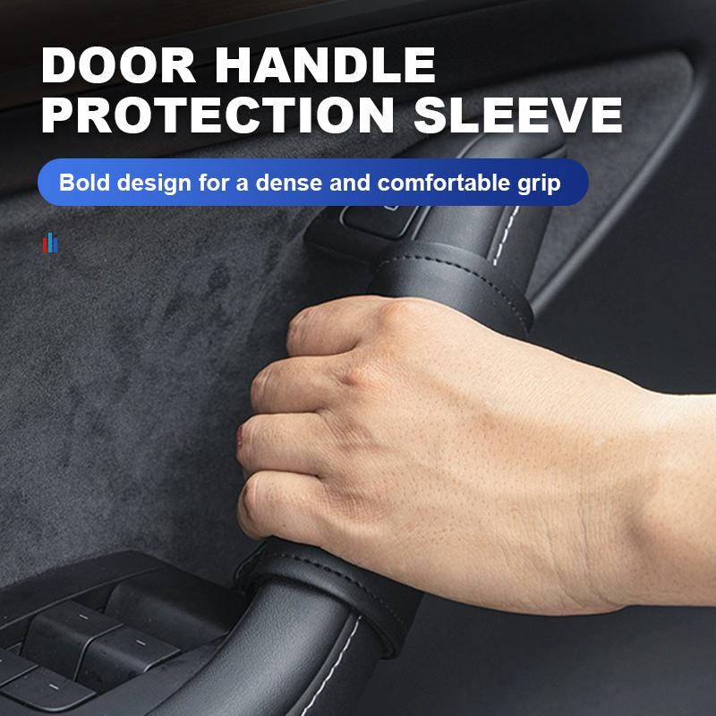 Car Interior Car Roof/Door Handle Leather Protective Cover Auto Accessories For Alfa Romeo Giulietta GT 159 147 156 Mito BreraMX1
