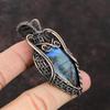 Labradorite Pendant Copper Wire Wrapped Pendant Gemstone Pendant Copper Jewelry Handmade Brand New Pendant Labradorite Jewelry Gift For Her