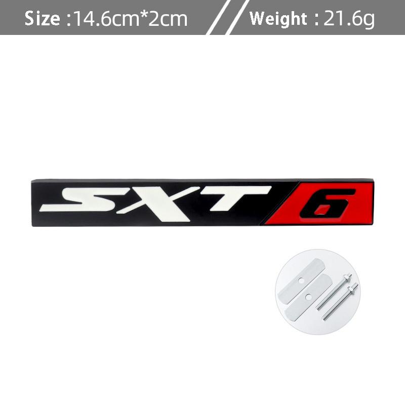 1 шт. 3D Металлические Наклейки-Эмблемы Sxt6 Sxt8 Для Ram Caliber Journey Sxt8 Sxt6 Srt6 Srt8 Caravan Авто Стайлинг Аксессуары