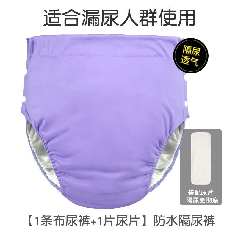 Reusable Adult Incontinence Pants With Built-in Absorbent Pad Washable Urinary Protection Seniors Disabled