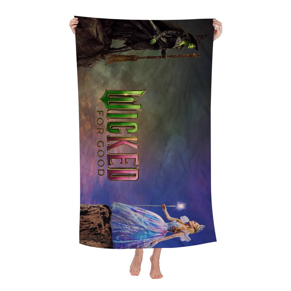 W-wicked Movie Big Microfiber Beach Towels Quick Dry Towel Sand Beach Towels Pool Towel For Travel Swim Pool Yoga