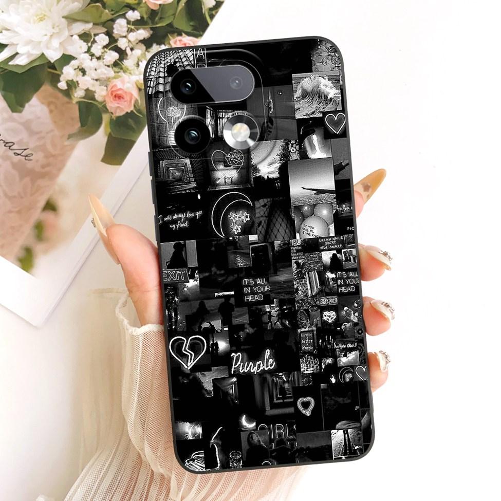 Чехол для телефона Realme 16 Pro Plus RMX5131 Чехол для Realme 16 Pro+ Силиконовый Роскошный Модный Милый Мультяшный Расписной Корпус