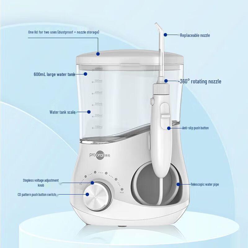 prooral 5102B Автоматический настольный ирригатор для полости рта