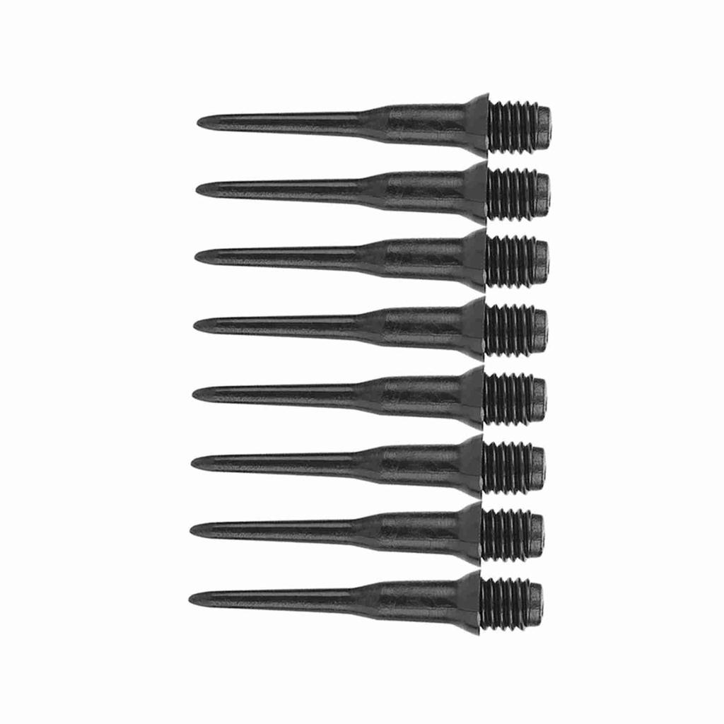 100pcs Plastic Dart Spots Needle Soft Tips Replacement Set Accessory for Electronic Darts Black