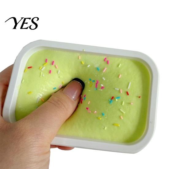Ice Cream Cake Fidget Toy Squeeze Toy, Slow Rising Stress Office Anxiety Reducer Relief Simulation Dessert Food Pinch for Relieving