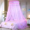 Lace Bed Canopy Dome Hanging Mosquito Net Dome Bed Netting Canopy 4 Colors Kids Baby Bedding Girls Room Decor