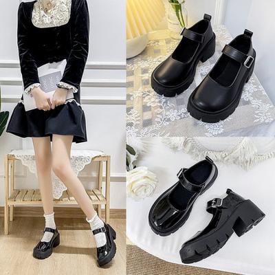 Мода 2024 года, новые женские туфли в стиле «лолита», модные туфли на танкетке, туфли-оксфорды, повседневная обувь для девушек и студентов, женская обувь для ходьбы De Mujer