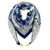 Magnetic Buckle Square Scarf Triangle Scarf for Spring Autumn Winter Neck Protection Warm Scarf