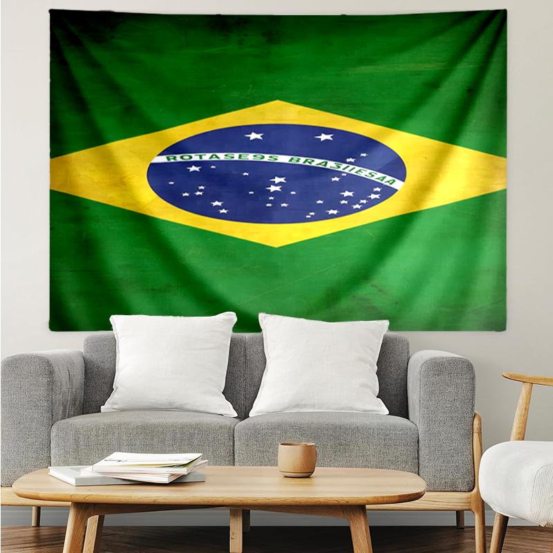 Brazil Artwork Printed Printed Tapestry, for Bedroom,Livingroom, dormitory, Large Wall Decor, Fabric Decor Fan Birthday Gifts
