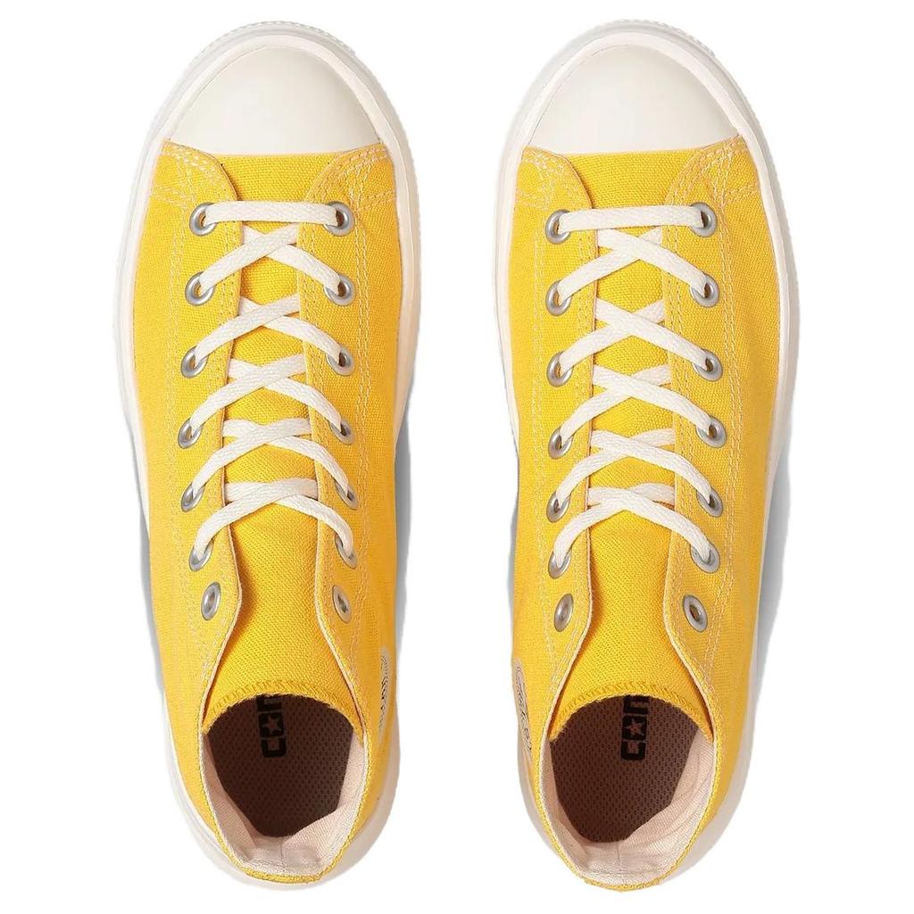 Converse Кеды All Star Light Plts Ii Hi Удобные Универсальные Прочные Высокие Канвасовые Кроссовки Женские Желтый 31312523-215