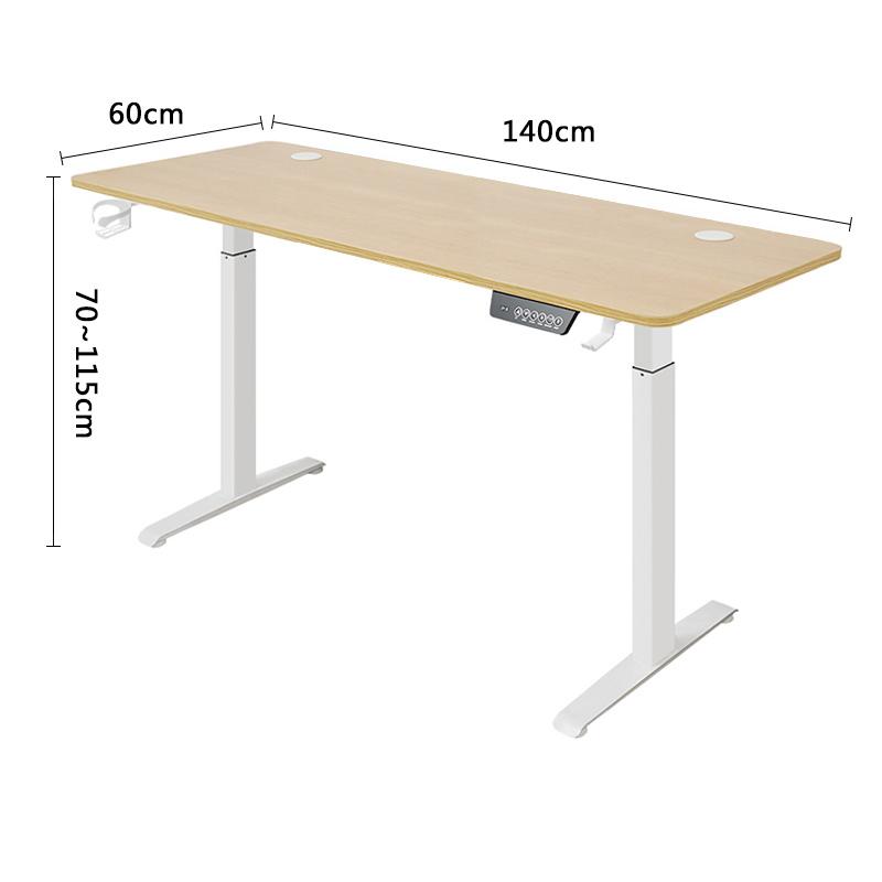 Height Adjustable Desk Motion Electric Stand Up Down Computer Table Modern Lift Motorized Gaming Desktop For Home Office Desks