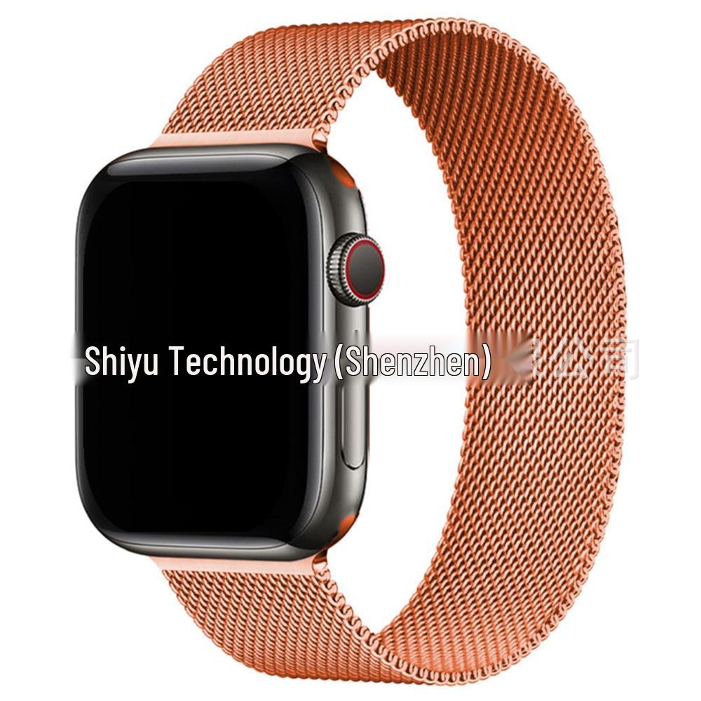 Совместимый металлический ремешок-петля для Apple Watch Series 5-9, SE