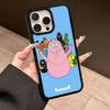 Cartoon Barbapapa Magnetic Wireless Phone Case For IPhone 17 16 15 14 Plus 13 12 11 Pro Max