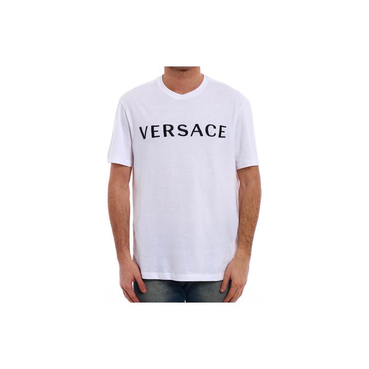 VERSACE T-Shirts Men's Crew Neck Moderate Straight Fit A78965-A224620-A911