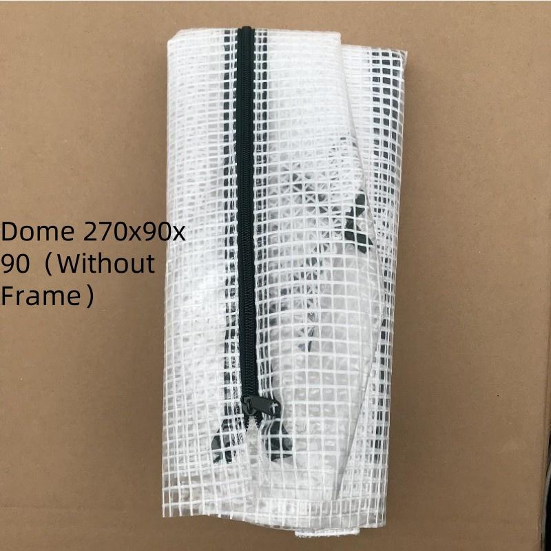 Стойка для цветов из окрашенной стальной трубы в туннельном стиле, переносная теплица для суккулентов, навес для выращивания горшечных растений с теплоизоляцией