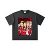 260 GSM Double Yarn 32 Count 100% Cotton Haikyu V8 Nekoma High Print Unisex Heavy Cotton T Shirt… More