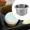 Car Cup Holder Insert for Drink, Stainless Steel Accessory Marine, Truck, RV