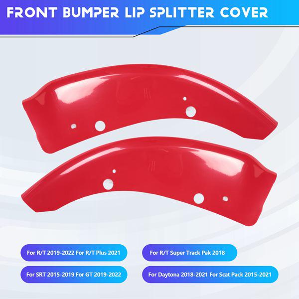 Front Bumper Corner Guards for 2015-2021 Dodge Charger Scat Pack (1 Pair)
