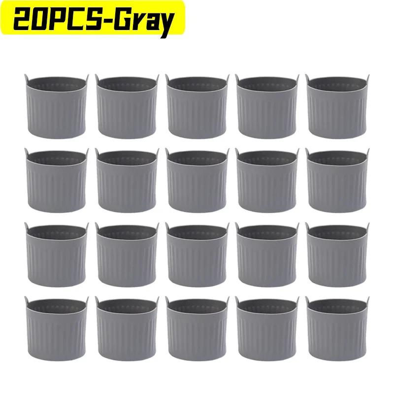 1-20x Air Fryer Egg Poacher Cups Silicone Egg Cooker Mold Custard Tart Desserts Cake Baking Tools Muffin Cases Kitchen Supplies