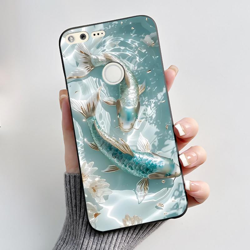 Роскошный Милый Кролик Любовь Мультяшный Забавный Чехол Для Google Pixel XL Pixel1 1 XL Черный Силиконовый Мягкий Чехол Для Телефона Защитная Задняя Крышка