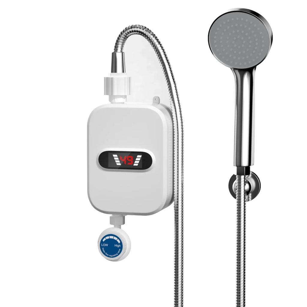 Электрический мини-водонагреватель мгновенного нагрева горячей воды мощностью 3500 Вт, кран для ванной комнаты, нагреватель мгновенного нагрева воды за 3 секунды, набор для душа