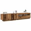 VidaXL TV Stand with LED Lights Old Wood Engineered Wood 3329165