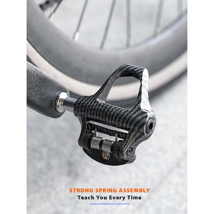BKPTX R31 Road Bike Pedal Carbon Fiber Bearings Pedal For Look Keo Self-Locking Bicycle Pattern Ultra Light Professional Pedals