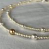 Used Pearl long necklace 86cm Akoya South Sea genuine pearl new original
