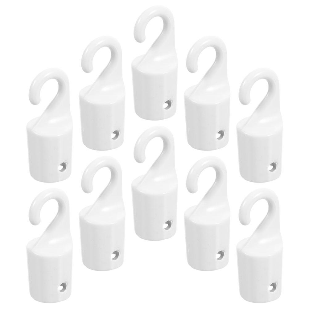 10 шт. Стильные крючки для шнура жалюзи Металлические сменные крючки для стержня управления жалюзи Крючок для стержня для жалюзи