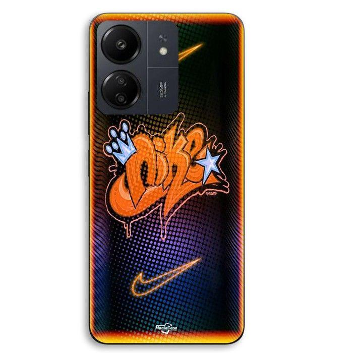 Coque Pour Xiaomi Redmi 13C 4g Nike just do it orange Maniacase