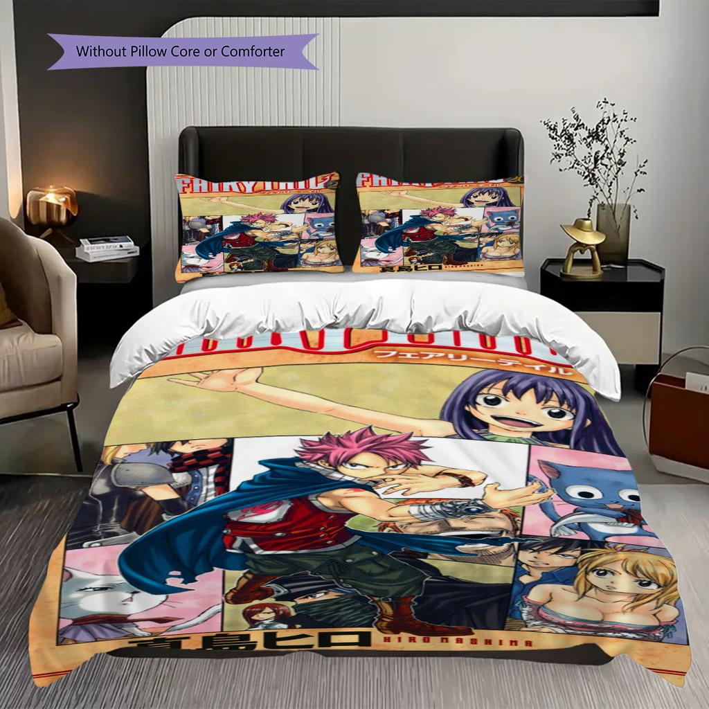 Fairy Tail Volume 20 Bedding 1 Duvet Cover 2 Pillowcase Without Core Soft And Comfortable Christmas Birthday Gift