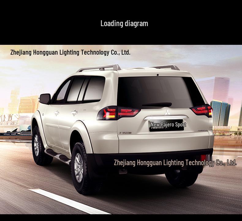 Светодиодный задний фонарь в сборе для Mitsubishi Pajero 2011-2018 - Модификация стоп-сигнала