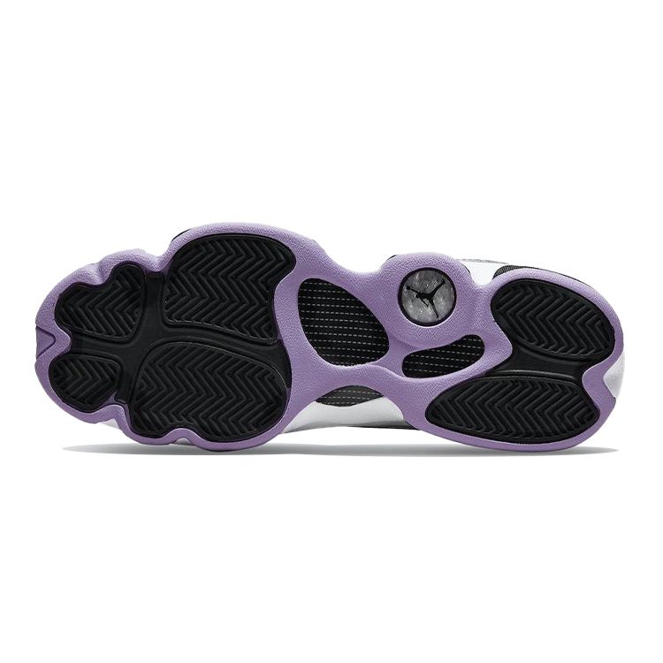 Детские кроссовки Air Jordan 13 Retro GS Houndstooth Серый Белый Черный DN3938-015