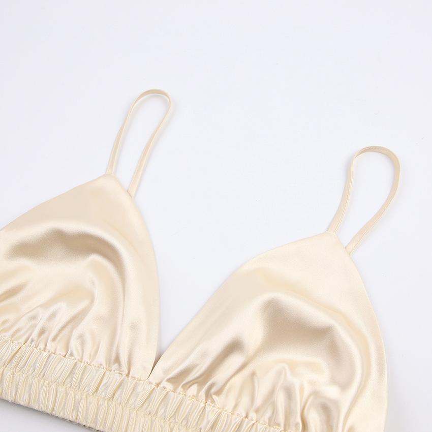 Autumn Europe And The United States Sexy Pajamas 3 Sets Of Silk Long-sleeved Bathrobe Underwear Ladies Homewear