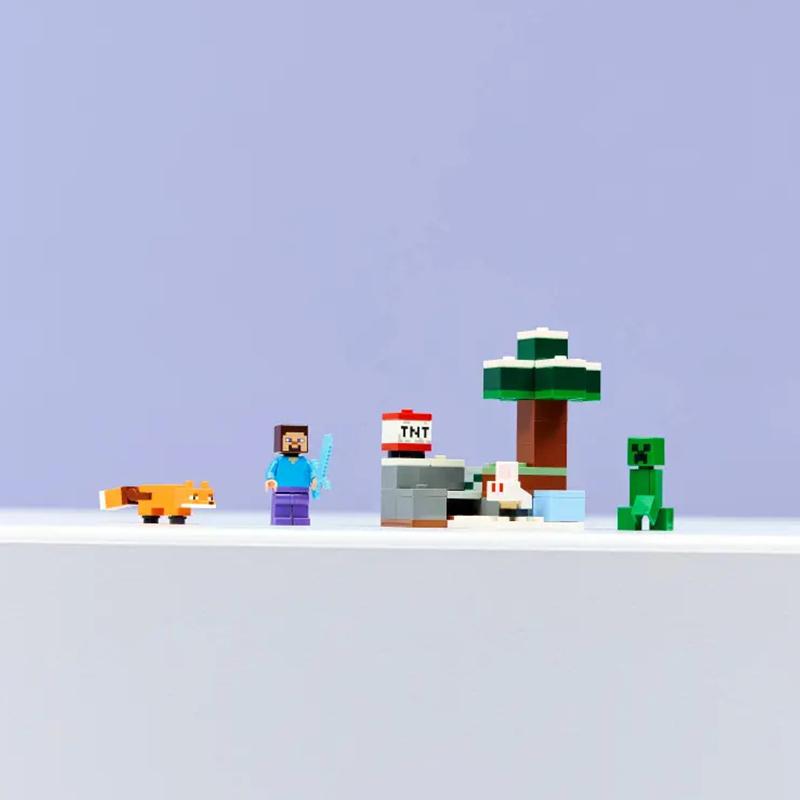 LEGO 21583 Конструктор «Приключения Стива в тайге»