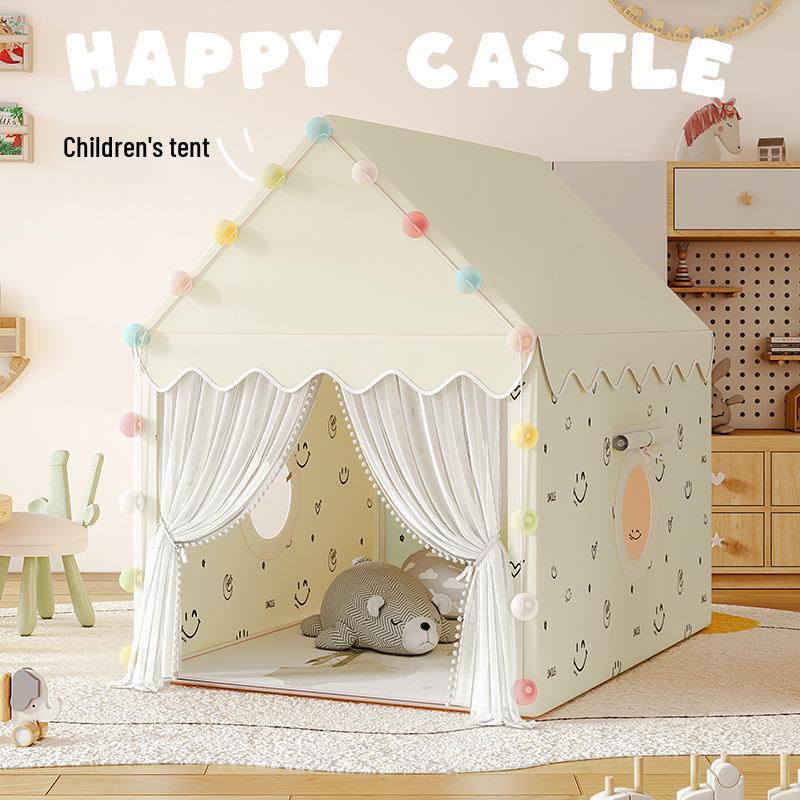 Princess Castle Play Tent for Kids with Mosquito Net - Indoor Pretend Play & Sleep Space
